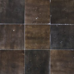 Carrelage Zellige Marocain Taupe N°43 10x10 cm - Ti'ma Stone