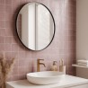Carrelage Zellige Marocain Rose Parme N°17 10x10 cm - Ti'ma Stone