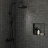 Carrelage Zellige Marocain Noir Métal N°52 10x10 cm - Ti'ma Stone