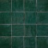 Carrelage Zellige Marocain Vert Menthe N°36 10x10 cm - Ti'ma Stone