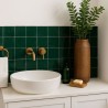 Carrelage Zellige Marocain Vert Menthe N°36 10x10 cm - Ti'ma Stone