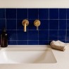 Carrelage Zellige Marocain Bleu Nuit N°39 10x10 cm - Ti'ma Stone