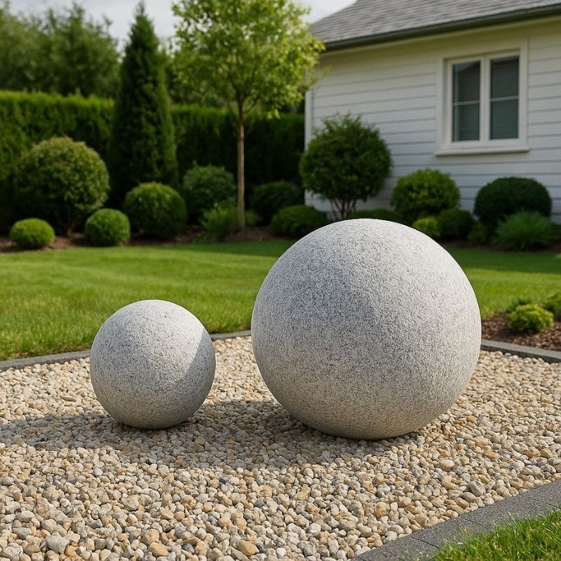 Sphère décorative pierre naturelle Granit - Ti'ma Stone