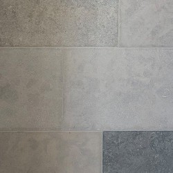 Dallage pierre Atlas Gris Mix Long. Libre x40-50x1,8 cm - Ti'ma Stone