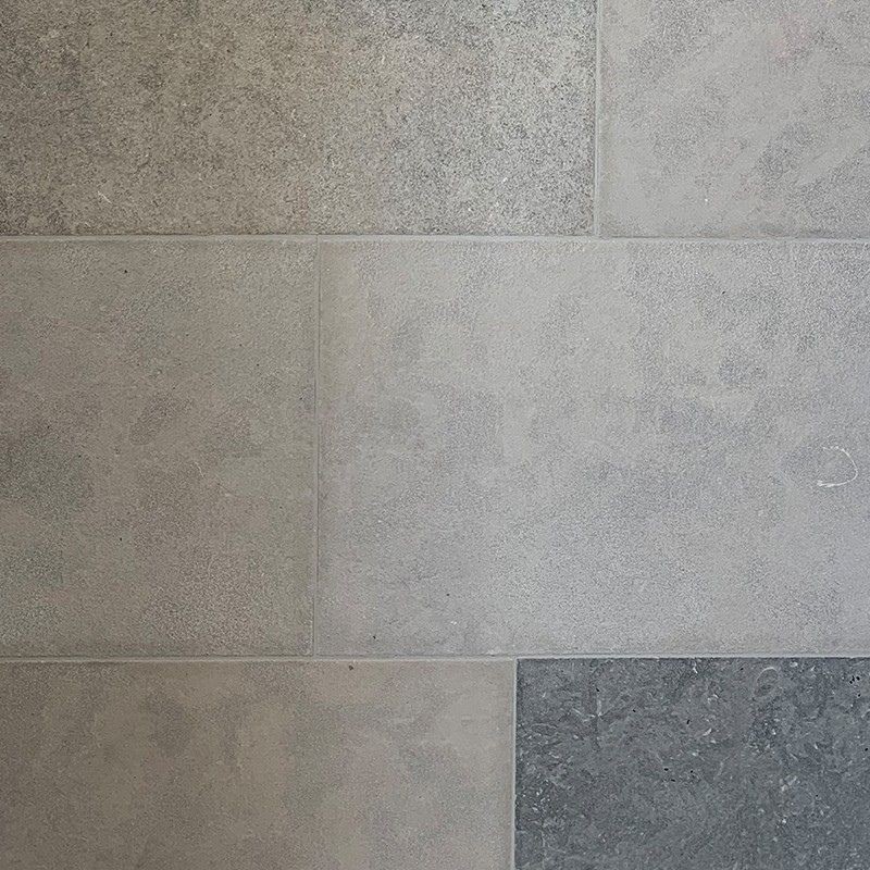 Dallage pierre Atlas Gris Mix Long. Libre x40-50x1,8 cm - Ti'ma Stone