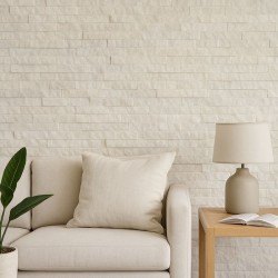 Plaquette de parement Deco Panel Quartzite Blanc - Ti'ma Stone