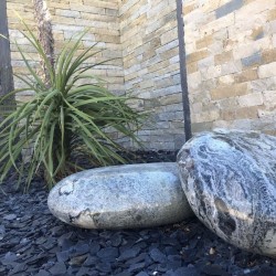 Paillage Ardoise Noire 10-30 mm 350 kg - Paillage décoratif - Ti'ma Stone