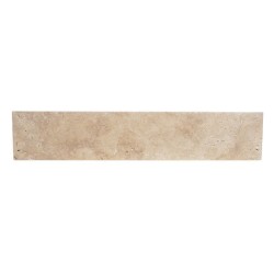 Plinthe Travertin Beige classique 1er choix Vieillie 40,6x8x1,2 cm