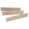 Plinthe Travertin Beige classique 1er choix Vieillie 40,6x8x1,2 cm
