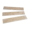 Plinthe Travertin Beige classique 1er choix Vieillie 40,6x8x1,2 cm