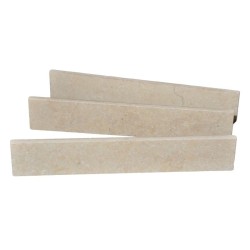 Plinthe pierre d'Egypte Beige Vieillie 40x7x1,2 cm - Ti'ma Stone