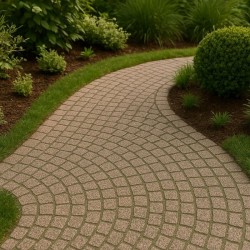 Pavé en pierre naturelle Granit Rose 10x10x5 cm - Ti'ma Stone