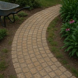 Pavé en pierre naturelle Granit Jaune 10x10x5 cm - Ti'ma Stone