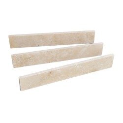 Plinthe Travertin Beige Clair 40,6x7 cm | Livraison Rapide