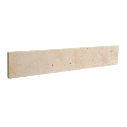 Plinthe Travertin Beige Clair 40,6x7 cm | Livraison Rapide