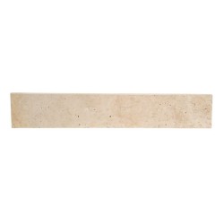 Plinthe Travertin Beige Clair 40,6x7 cm | Livraison Rapide