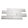 Terre Cuite Emaillée Blanc Neige N°1 5x15 cm - Ti'ma Stone