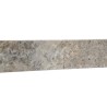 Plinthe Travertin Gris Silver 1er choix Vieillie 40,6x8x1,2 cm