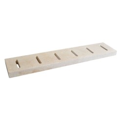 Grille de Caniveau Travertin Beige Clair 1er Choix Vieilli - Ti'ma Stone