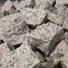 Pavé en pierre naturelle Granit Rose 10x10x8 cm - Ti'ma Stone