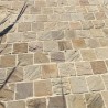 Pavé pierre naturelle Grès Kandla Beige 14x14x3-5 cm - Ti'ma Stone