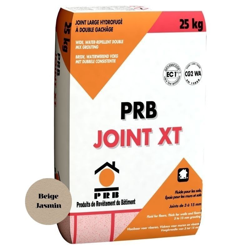 Mortier fin hydrofugé PRB Joint XT - Beige Jasmin - 25 kg - Ti'ma Stone