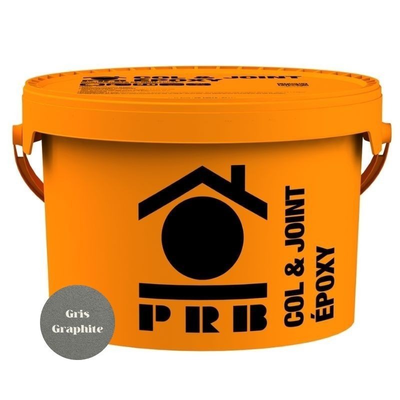 PRB Col et joint époxy - Gris Graphite- Pot de 2,5 kg - Ti'ma Stone