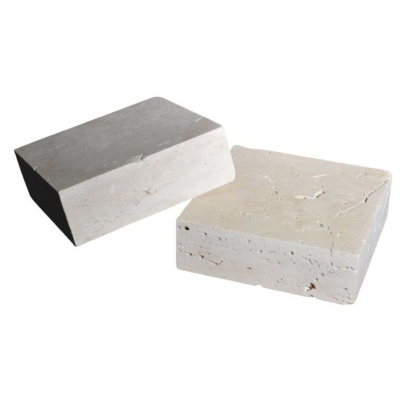 Pavé Travertin Rustic beige Vieilli 15x15x5cm - Ti'ma Stone