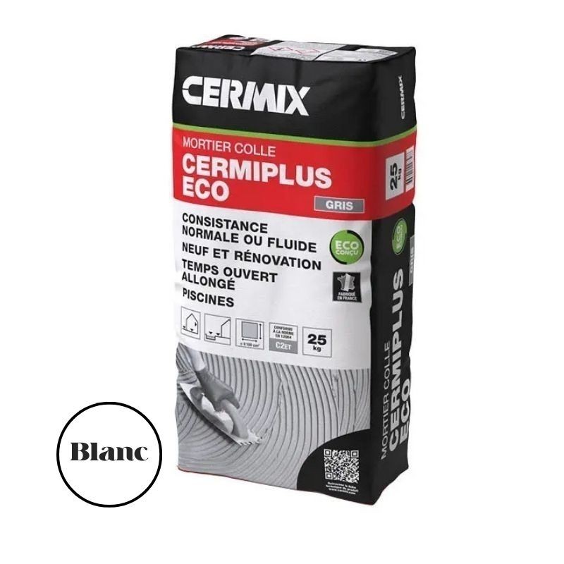 Mortier colle amélioré onctueux Cermix CermiPlus Eco - Ti'ma Stone