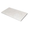 Margelle Travertin Clair 1er choix Sablée 61x33x3 cm Bord 1/2 Rond