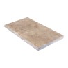 Margelle Travertin Beige Mix 61x25x3 cm Bord 1/2 Rond - Ti'ma Stone