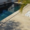 Margelle Travertin Beige Mix 61x25x3 cm Bord 1/2 Rond - Ti'ma Stone