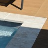Margelle Travertin Beige Clair 61x33x3 cm Bord droit- Ti'ma Stone