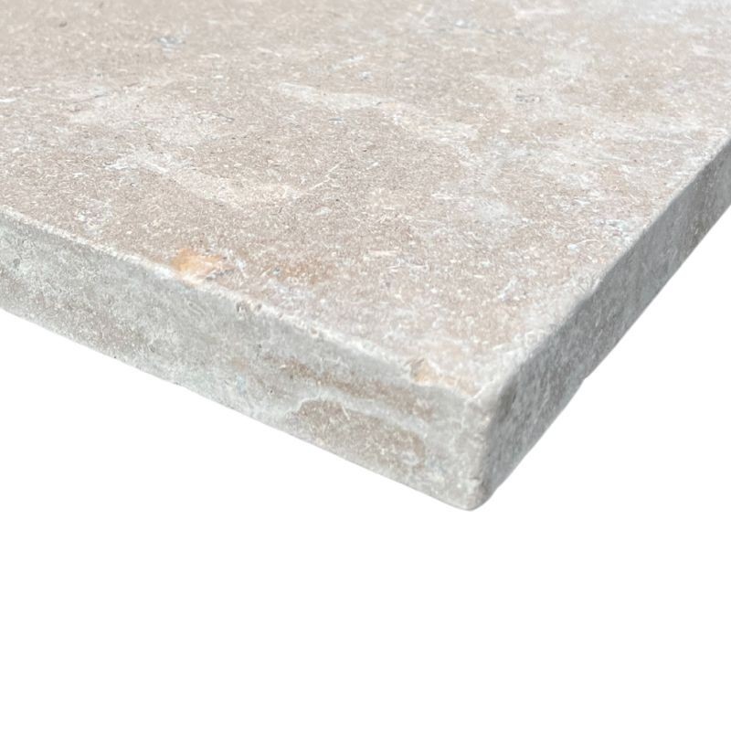 Margelle pierre Sinaï Beige Vieillie 60x30x3 cm Bord droit - Ti'ma Stone
