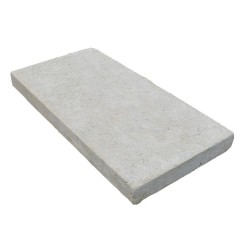 Margelle de piscine pierre naturelle Sinaï Beige Vieillie 60x30x5 cm Bord Droit