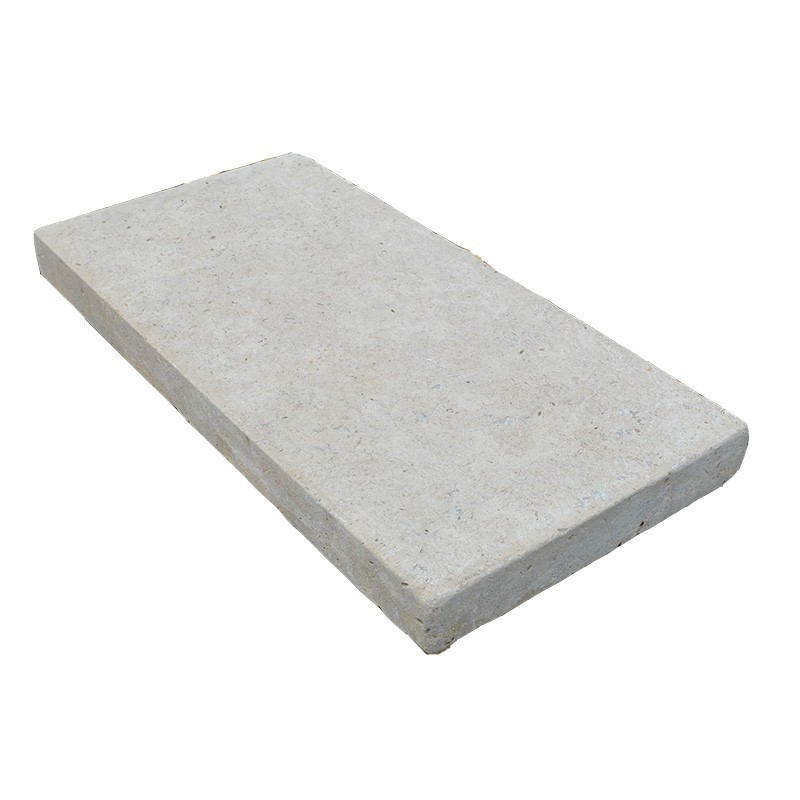 Margelle pierre Sinaï Beige Vieillie 60x30x5 cm Bord droit - Ti'ma Stone
