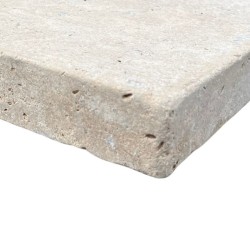 Margelle pierre Sinaï Beige Vieillie 60x30x5 cm Bord droit - Ti'ma Stone