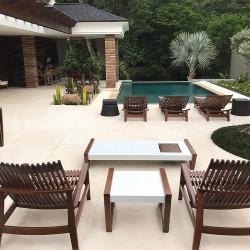 Plinthe pierre d'Egypte Beige Vieillie 40x7x1,2 cm - Ti'ma Stone