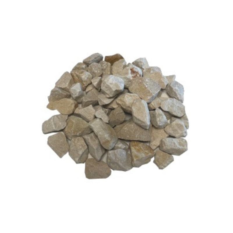 Gravier Concassé Calcaire beige 4-14 mm 400 kg - Ti'ma Stone