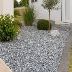 Galet décoratif roulé Marbre Nero White 8-12 mm 1000 kg - Ti'ma Stone
