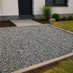 Galet décoratif roulé Marbre Nero White 8-12 mm 1000 kg - Ti'ma Stone