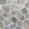 Opus Incertum Travertin Gris Silver Vieilli ép. 3 cm - Ti'ma Stone