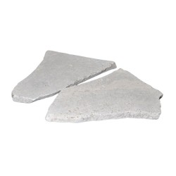 Opus Incertum Travertin Gris Silver Vieilli ép. 3 cm - Ti'ma Stone