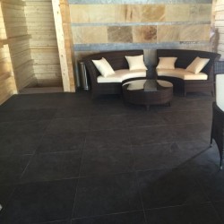Dallage pierre naturelle Ardoise Noire 60x30x1 cm - Ti'ma Stone