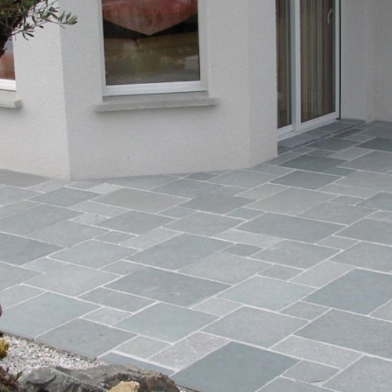 Dallage pierre naturelle Tandur Gris Opus Romain x 2 cm - Ti'ma Stone