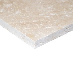 Dallage Travertin Beige Clair 1er choix 61x40,6x3 cm -Ti'ma Stone