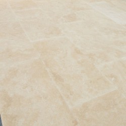Dallage Travertin Beige Clair 1er choix 61x40,6x3 cm -Ti'ma Stone