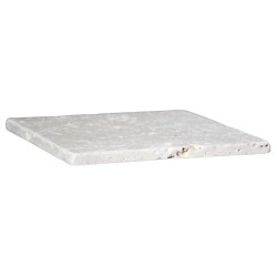Dallage Travertin Beige Clair 1er choix 20,3x20,3x1,2 cm -Ti'ma Stone