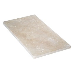 Dallage Travertin Beige Clair 1er choix 40,6x20,3x1,2 cm -Ti'ma Stone