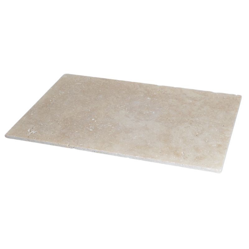 Dallage Travertin Beige Clair 1er choix 91,5x61x1,2 cm -Ti'ma Stone